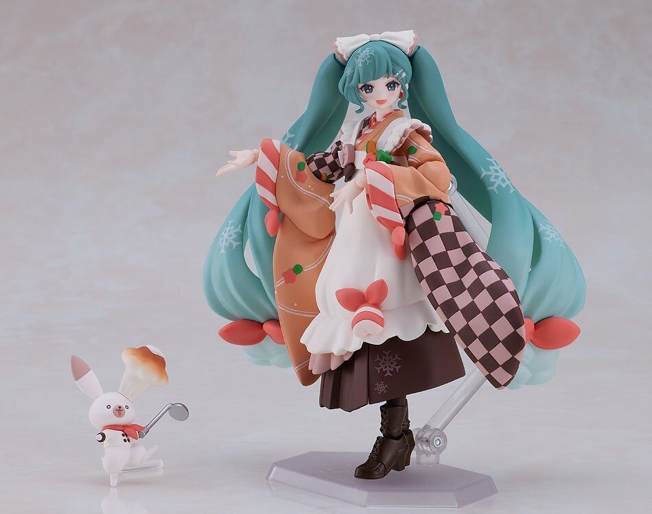 Hatsune Miku figma EX-068 Snow Miku Winter Delicacy Ver. Figure for Sale