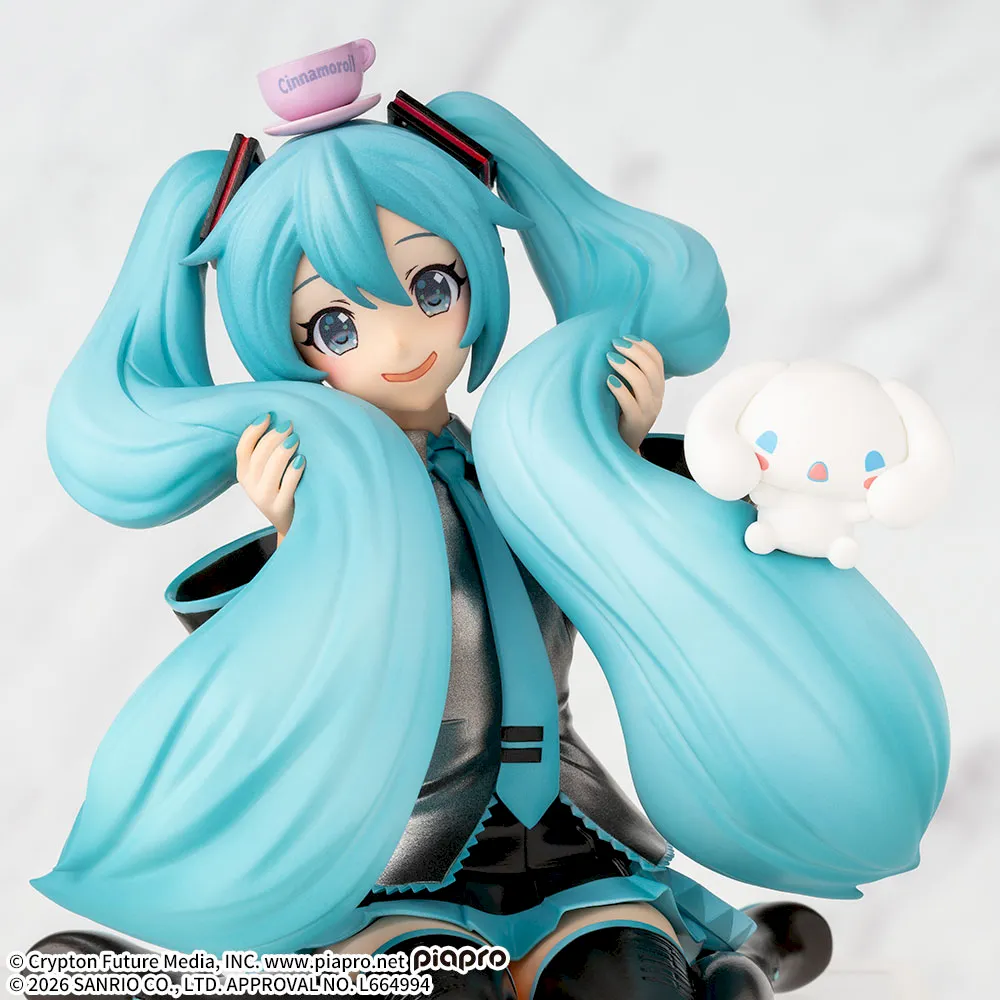 Hatsune Miku x Cinnamoroll Fluffy Ver. Premium Chokonose Figure Buy