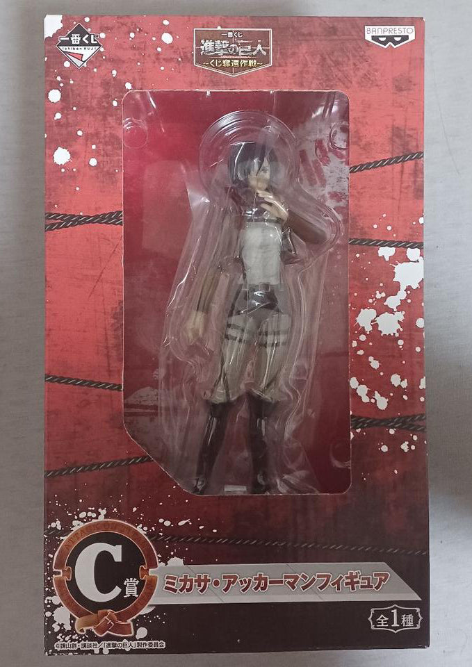 Ichiban Kuji Attack On Titan Mikasa Ackerman Figure for Sale