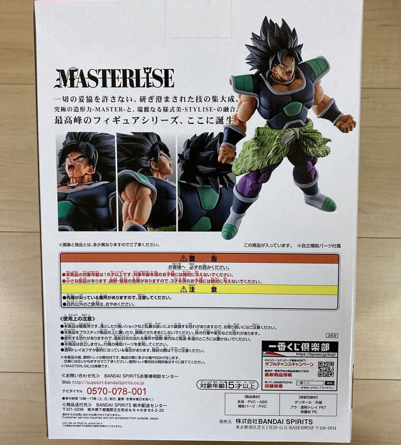 Ichiban Kuji Broly Figure Dragon Ball History Of Rivals For Sale ...