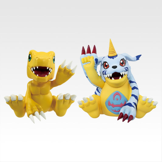 Ichiban Kuji Digimon Clash of Light & Darkness Prize C Agumon Gabumon Figure for Sale
