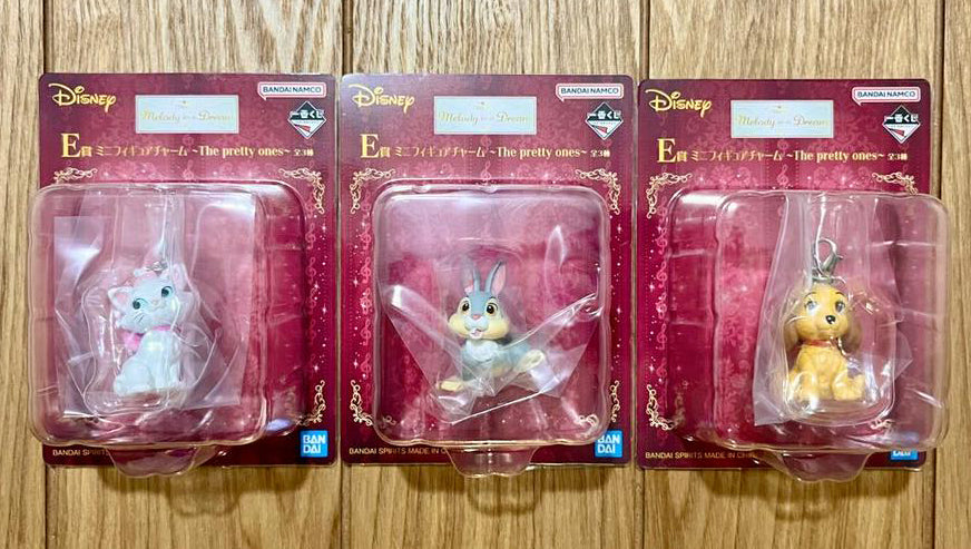 Ichiban Kuji Disney Melody in a Dream Prize E Marie/Lady/Thumper Mini Figure Charm Buy