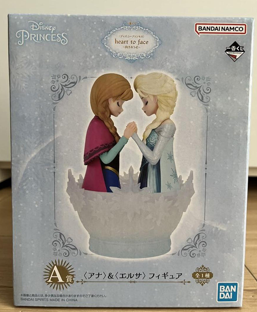 Ichiban Kuji Disney Princess Heart to Face A Prize Anna Elsa Figure Buy