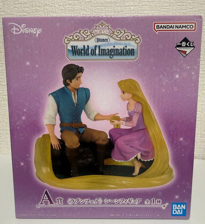 Ichiban Kuji Disney World of Imagination Prize A Rapunzel Scene Figure for Sale