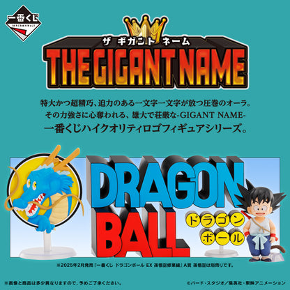 Ichiban Kuji Goku Youth Edition Last One Prize THE GIGANT NAME Dragon Ball for Sale
