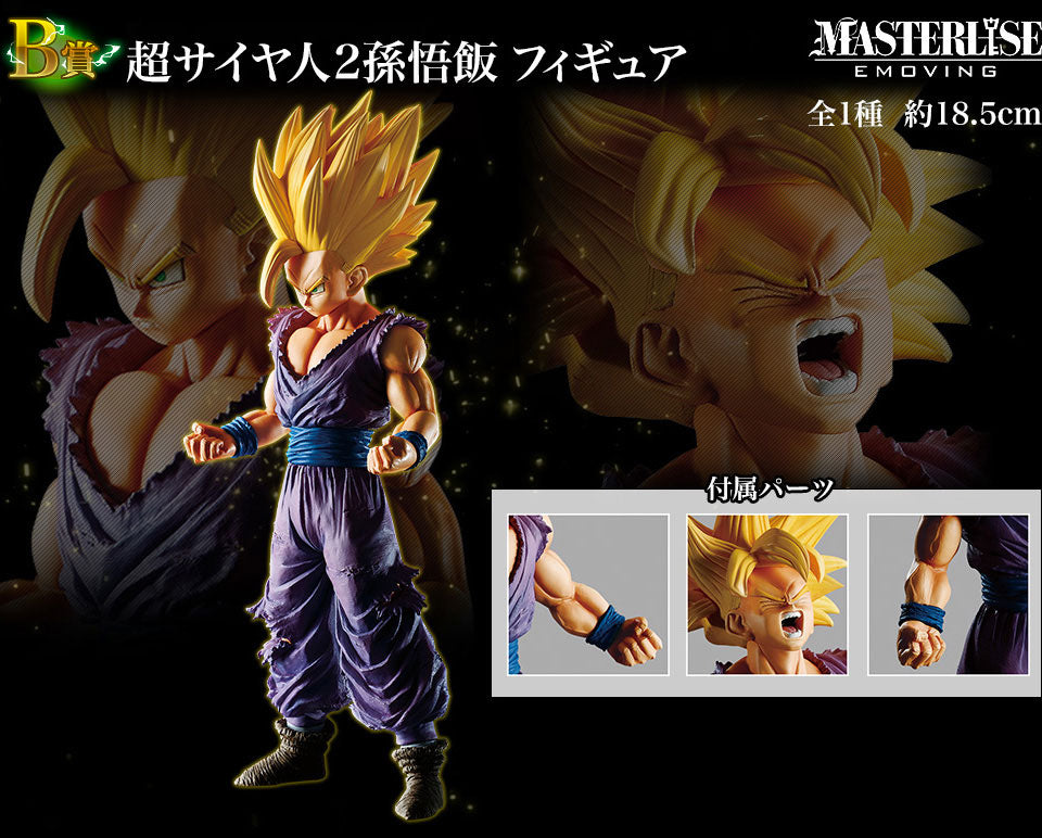 Ichiban Kuji Dragon Ball Battle of World B Prize Super Saiyan 2 Gohan Figure for Sale