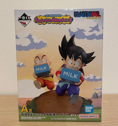 Ichiban Kuji Dragon Ball Fantastic Adventure 2 Goku & Krillin Milk Delivery Figure Buy