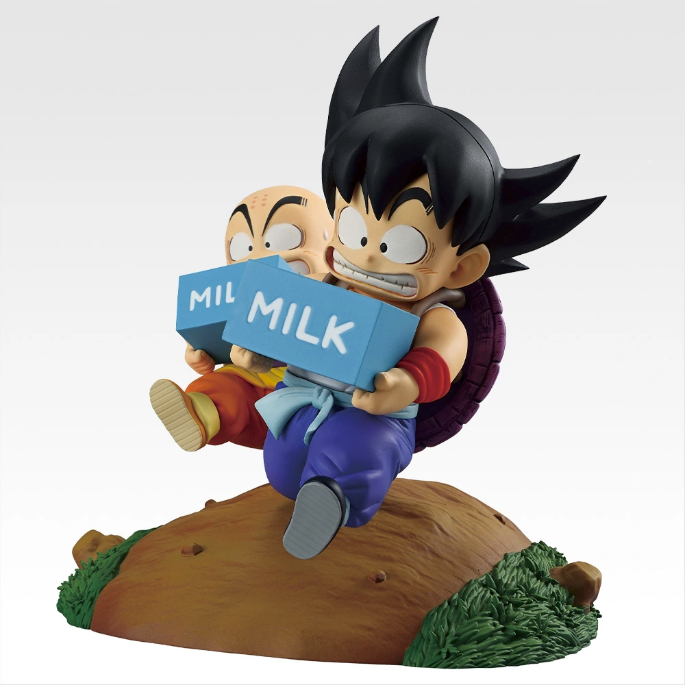 Ichiban Kuji Goku & Krillin Milk Delivery Figure Buy