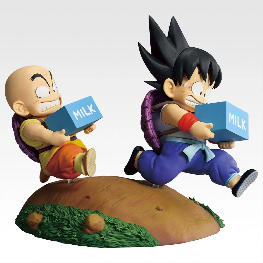 Ichiban Kuji Goku & Krillin Milk Delivery Figure Buy