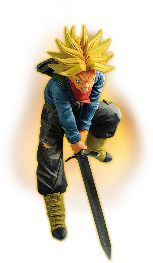 Ichiban Kuji Dragon Ball Super Battle D Prize Super Saiyan Future Trunks Figure for Sale