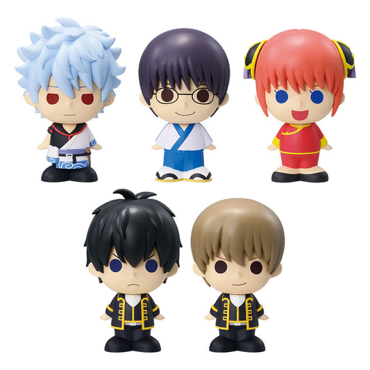 Ichiban Kuji Gintama Exhibition Prize D Gintoki/Shinpachi/Kagura/Toshiro Hijikata/Okita Sougo SOFVIC Chu Figure
