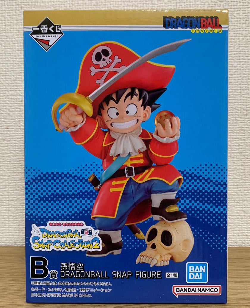 Ichiban Kuji Dragon Ball Dragonball Snap Collection 2 Prize B Goku Pirate Figure for Sale