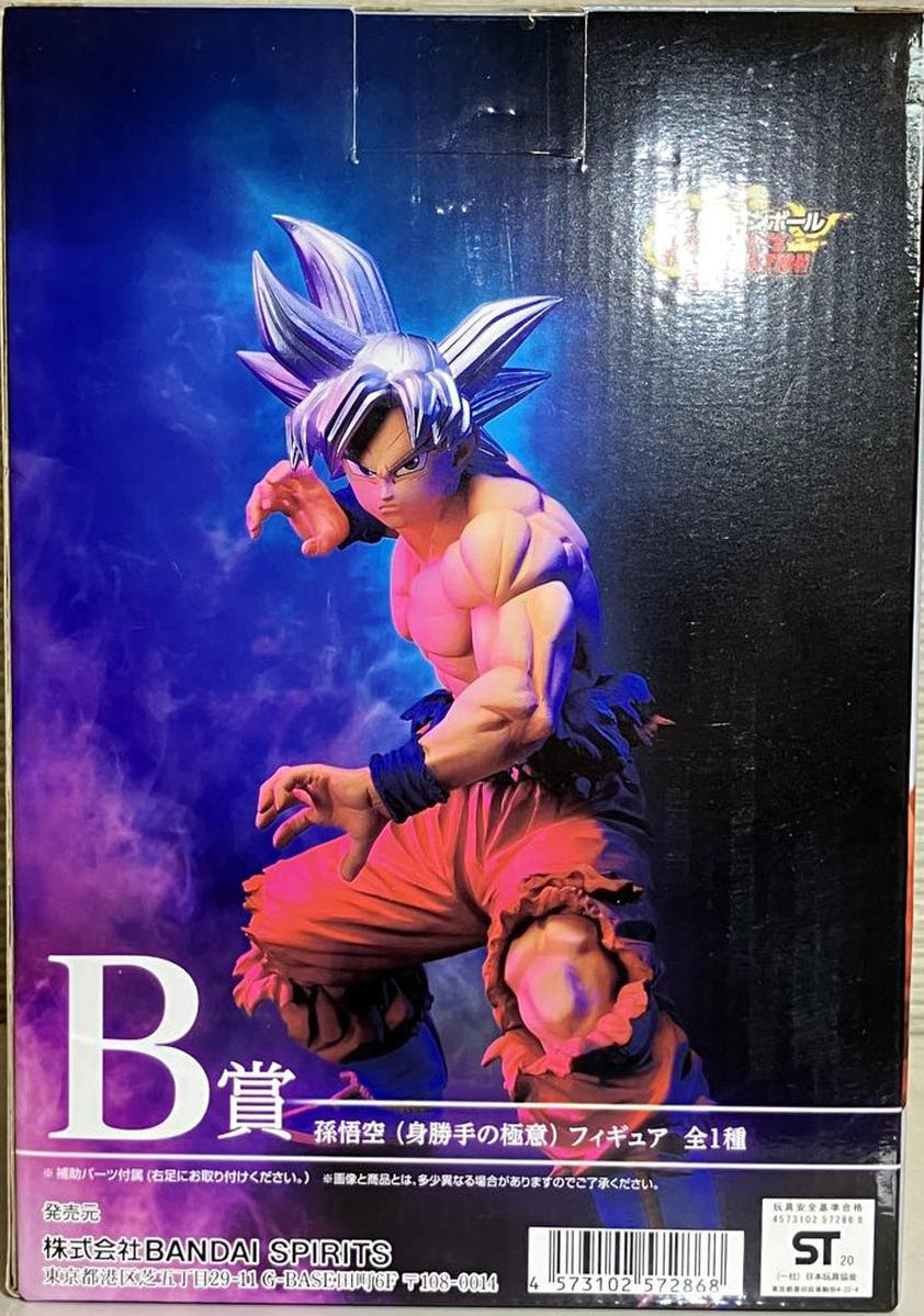 Ichiban Kuji Goku Ultra Instinct Figure Dragon Ball Ultimate Variation for Sale