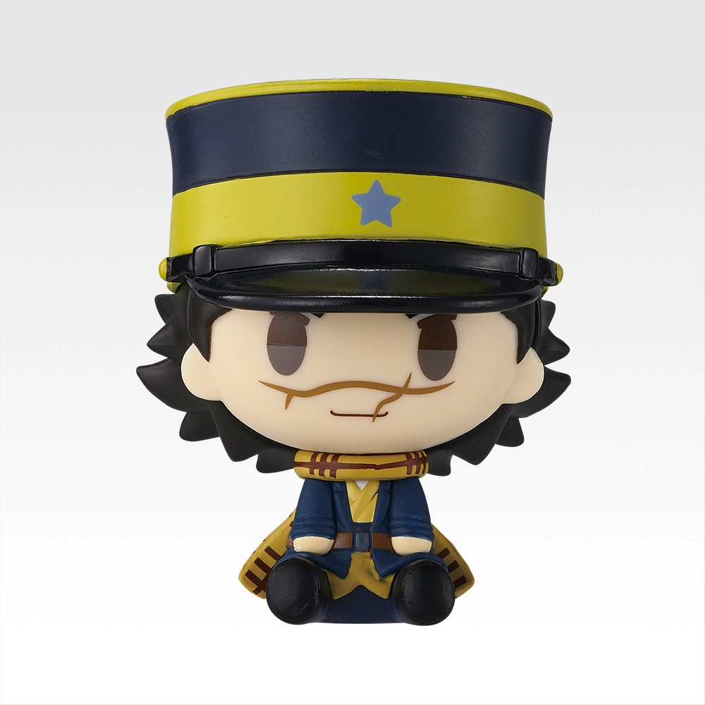 Ichiban Kuji Golden Kamuy Gold Bullion Battle Prize E Sugimoto/Asirpa/Ogata Chokonokko Figure