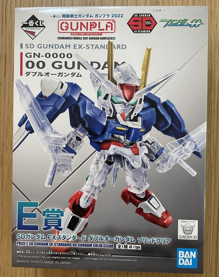 Ichiban Kuji Gundam Gunpla 2022 Prize E SDEX 00 Gundam Solid Clear Figure Buy