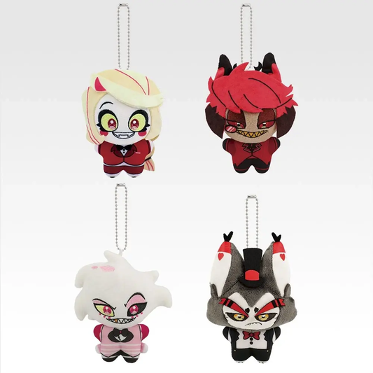 Ichiban Kuji Hazbin Hotel Prize D Charlie/Alastor/Angel Dust/Husk Kirarize Mascot Plush