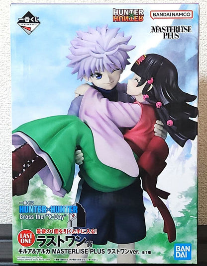 Ichiban Kuji Hunter x Hunter Cross The X-Day Killua Alluka Figure Last One Prize for Sale