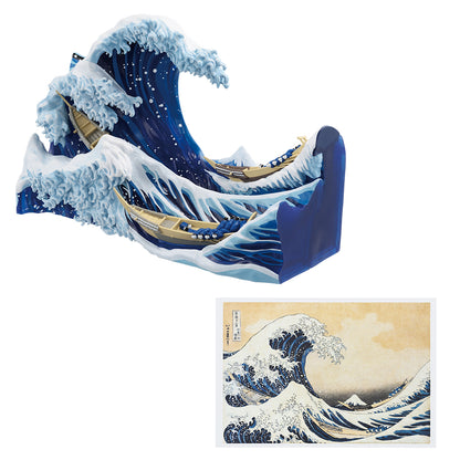 Ichiban Kuji Katsushika Hokusai The Great Wave Diorama with Postcard