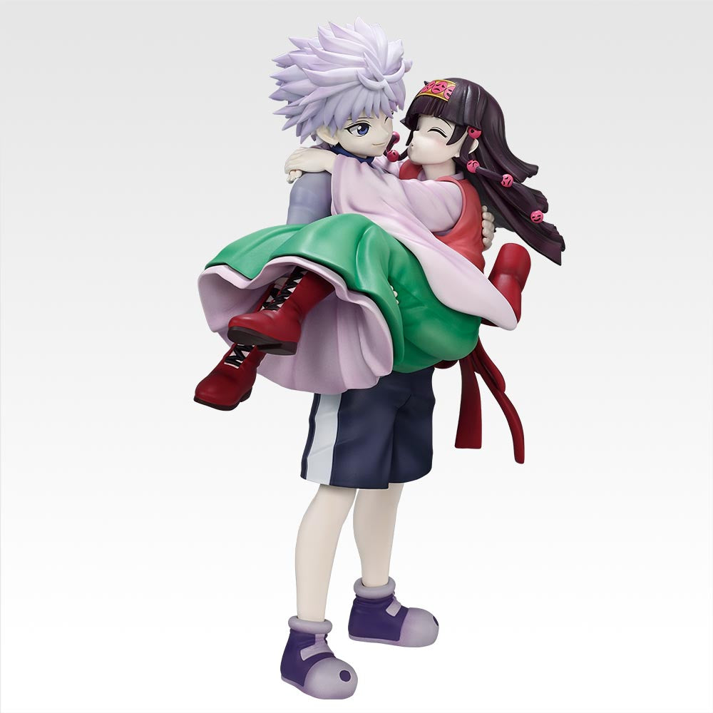 Ichiban Kuji Hunter x Hunter Cross The X-Day Killua Alluka Figure Last One Prize for Sale