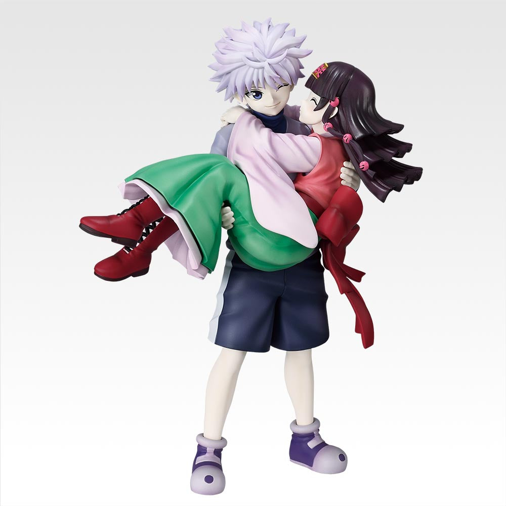 Ichiban Kuji Hunter x Hunter Cross The X-Day Killua Alluka Figure Last One Prize for Sale