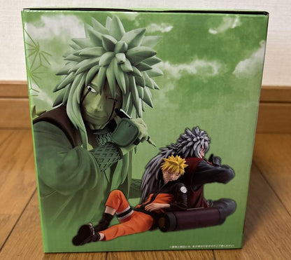 Ichiban Kuji Naruto Shippuden Legendary Sannin Last One Prize Uzumaki Naruto & Jiraiya Figure for Sale