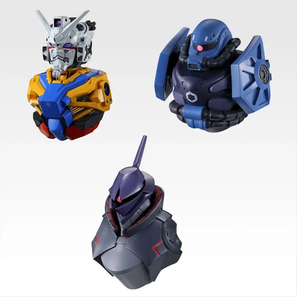 Ichiban Kuji Gundam GQuuuuuuX vol.4 Prize D White Gundam, Police Zaku, Gyan Hakuji Packs MS Head Magnet Buy