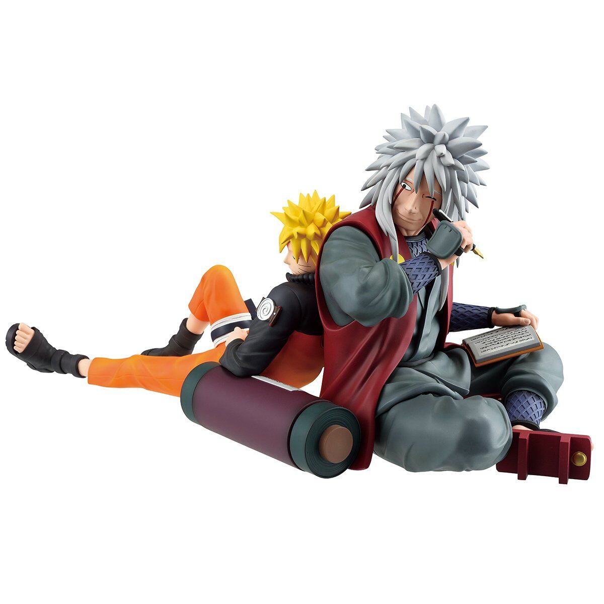 Ichiban Kuji Naruto Shippuden Legendary Sannin Uzumaki Naruto & Jiraiya Figure for Sale