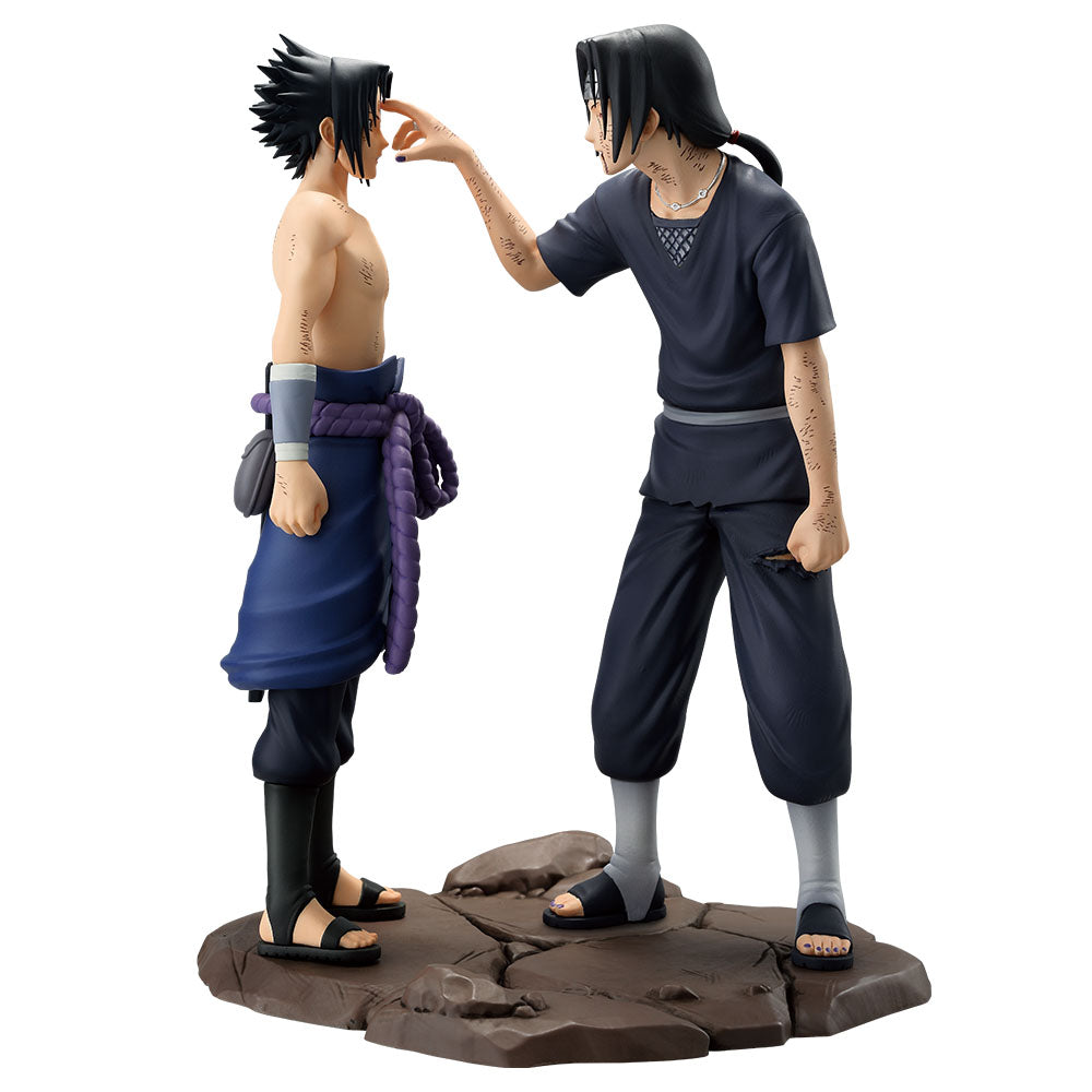 Ichiban Kuji Naruto Shippuden Red Eyes Reflecting The Heart Last One Prize Sasuke & Itachi Figure Buy