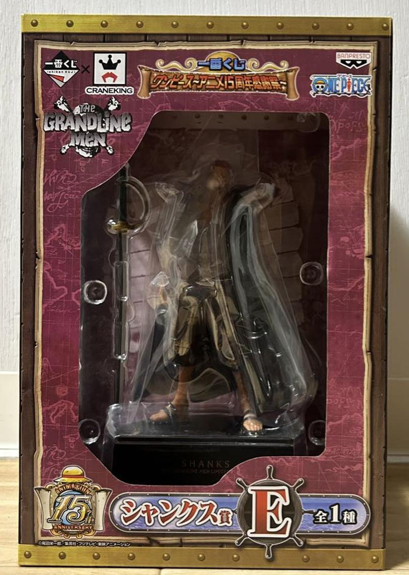 Ichiban Kuji One Piece Anime 15th Anniversary Shanks Figure for Sale