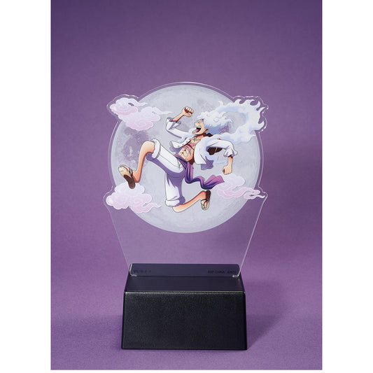 Ichiban Kuji One Piece Beyond the Level Prize D Luffy Gear 5 Acrylic Light