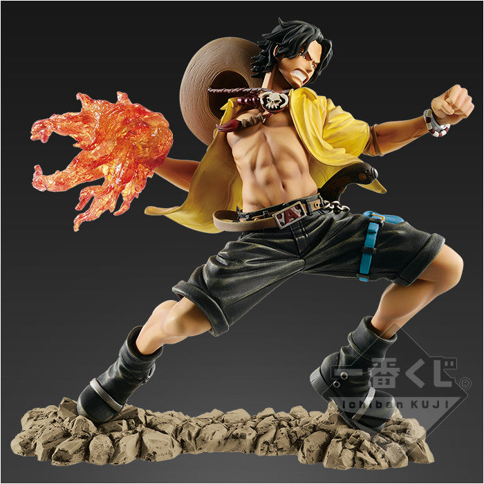 Ichiban Kuji Ace Figure One Piece Memorial Log Last One Prize for Sale