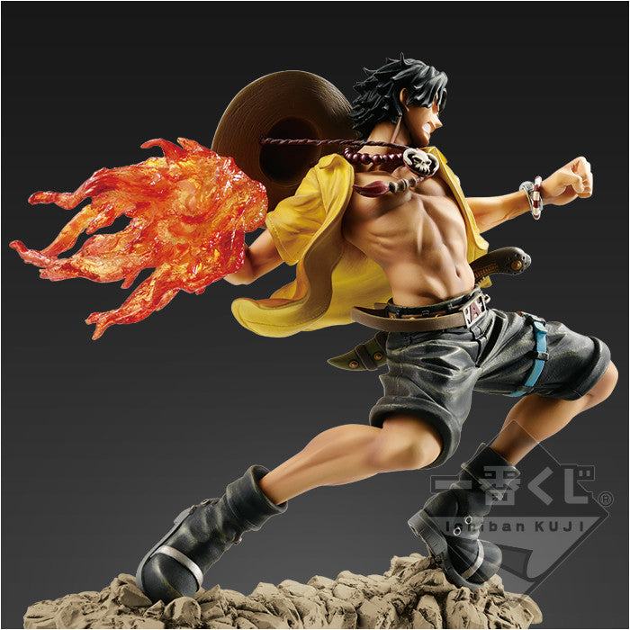 Ichiban Kuji Ace Figure One Piece Memorial Log Last One Prize for Sale