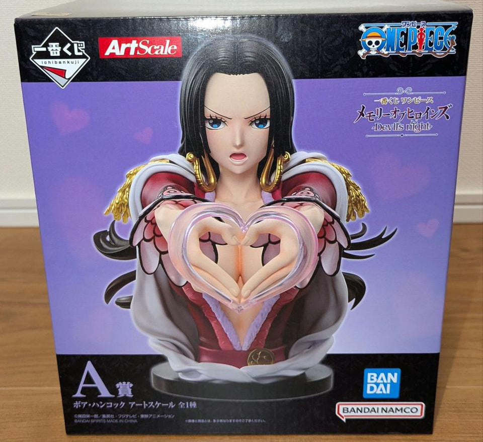 Ichiban Kuji One Piece Memory of Heroines Devil's Night Prize A Boa Hancock Art Scale Figure for Sale