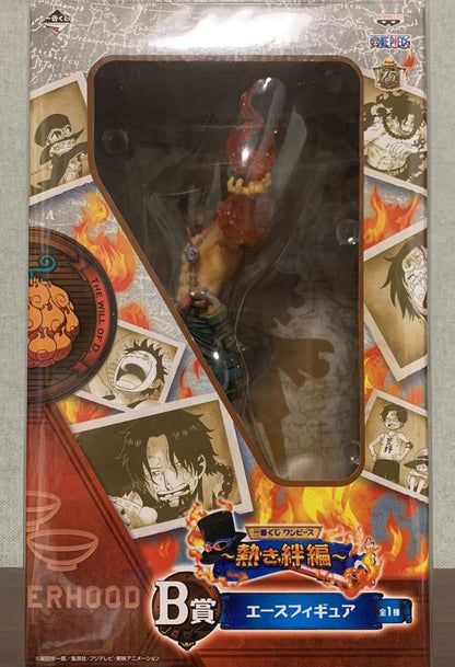 Ichiban Kuji Ace Figure One Piece Passionate Bonds B Prize for Sale