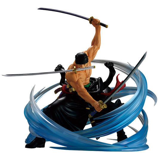Ichiban Kuji One Piece Professionals Hegemony Prize C Roronoa Zoro Kokujo O Tatsumaki Figure for Sale