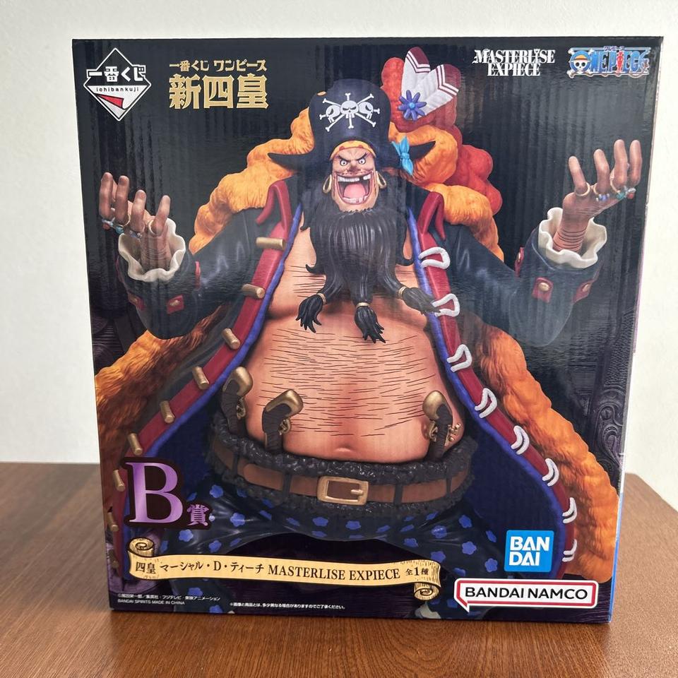 Ichiban Kuji One Piece New Four Emperors B Prize Marshall D. Teach Blackbeard Figure for Sale