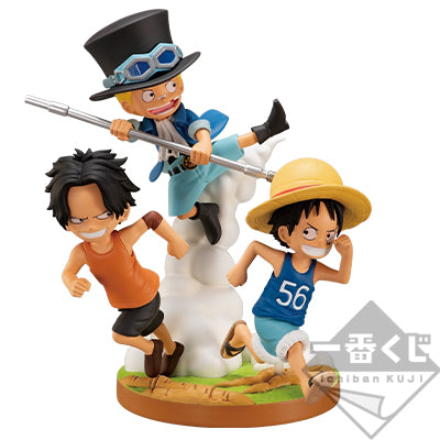 Ichiban Kuji One Piece The Bonds of Brothers Luffy Ace Sabo Last One Prize Figure for Sale