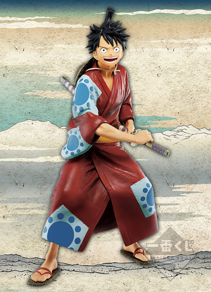 Ichiban Kuji Luffytaro Figure One Piece The Wano Swordsmen Last One Prize for Sale