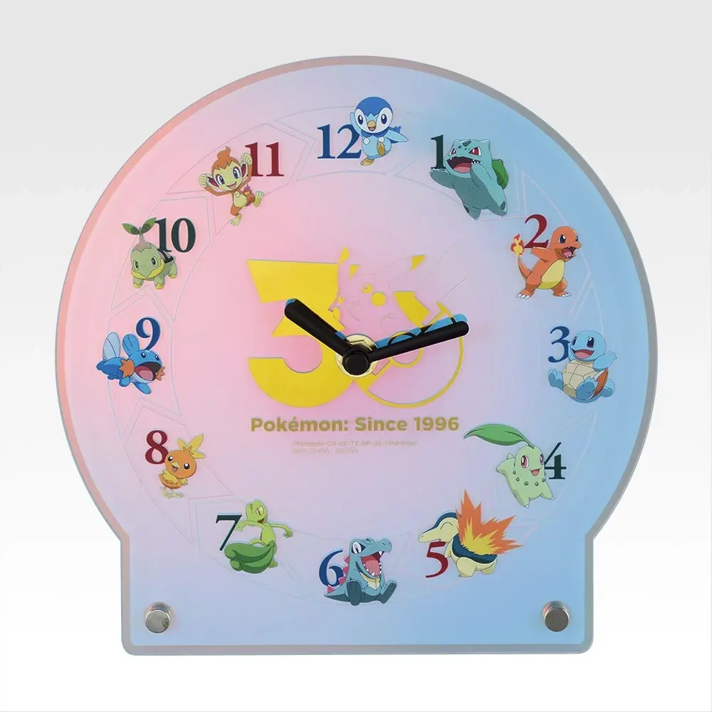 Ichiban Kuji Pokemon 30th Anniversary vol.1 Acrylic Clock Buy