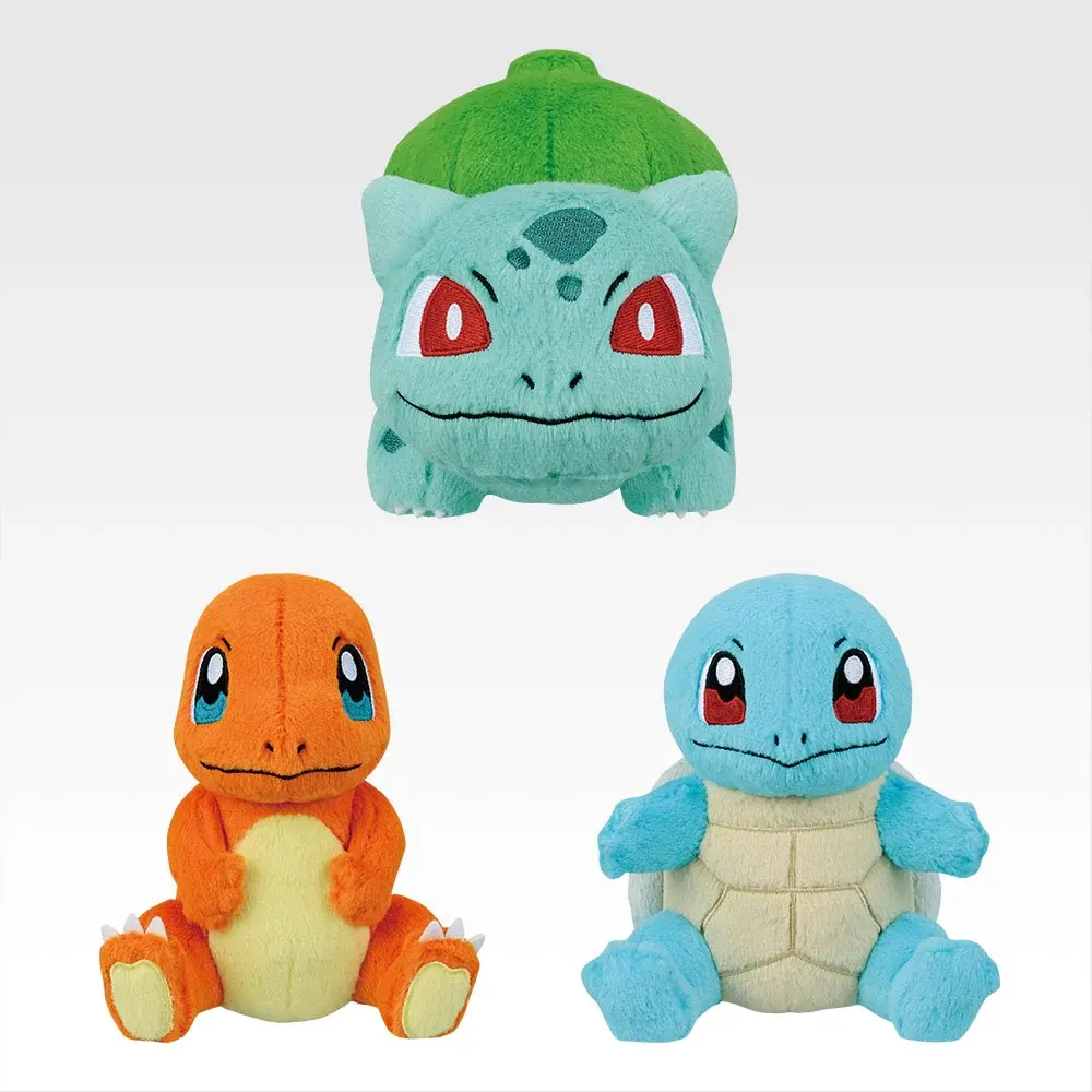 Ichiban Kuji Pokemon 30th Anniversary vol.1 Prize C Bulbasaur/Charmander/Squirtle Plush for Sale