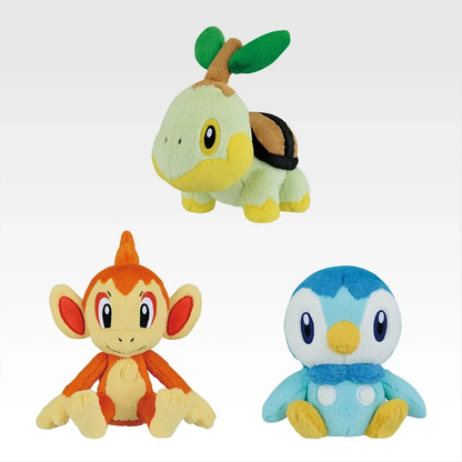 Ichiban Kuji Pokemon 30th Anniversary vol.1 Prize F Turtwig/Chimchar/Piplup Plush for Sale