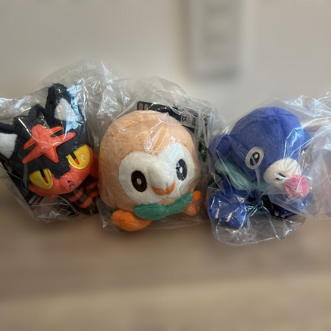 Ichiban Kuji Pokemon 30th Anniversary vol.2 Prize E Rowlet/Litten/Popplio Plush Buy