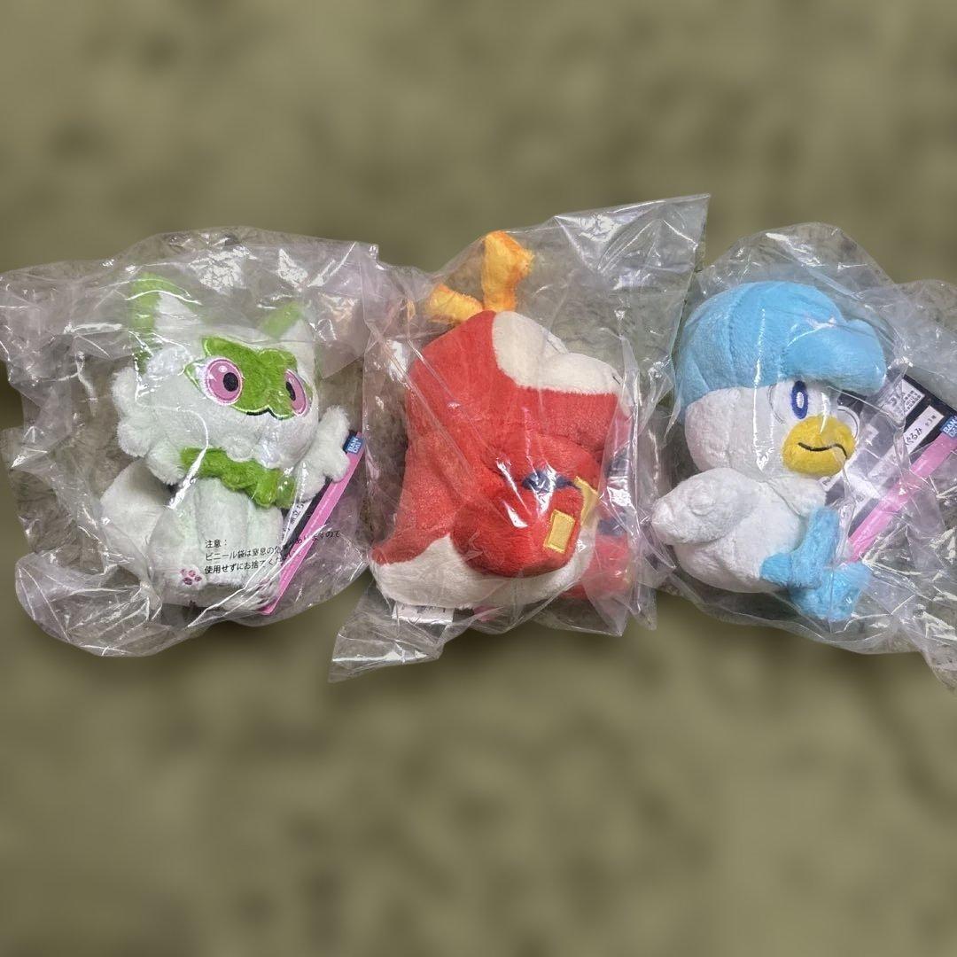 Ichiban Kuji Pokemon 30th Anniversary vol.2 Prize G Sprigatito/Fuecoco/Quaxly Plush Buy
