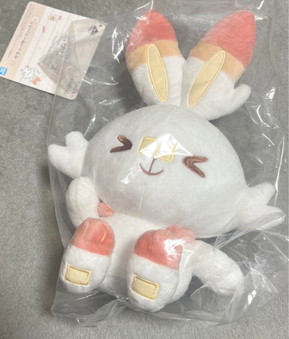 Ichiban Kuji Pokemon Peaceful Place C Prize Scorbunny Plush Toy for Sale