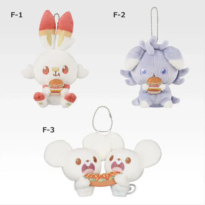 Ichiban Kuji Pokemon Welcome To The Peace Diner Prize F Scorbunny/Espurr/Tandemaus Mascot Plush Buy