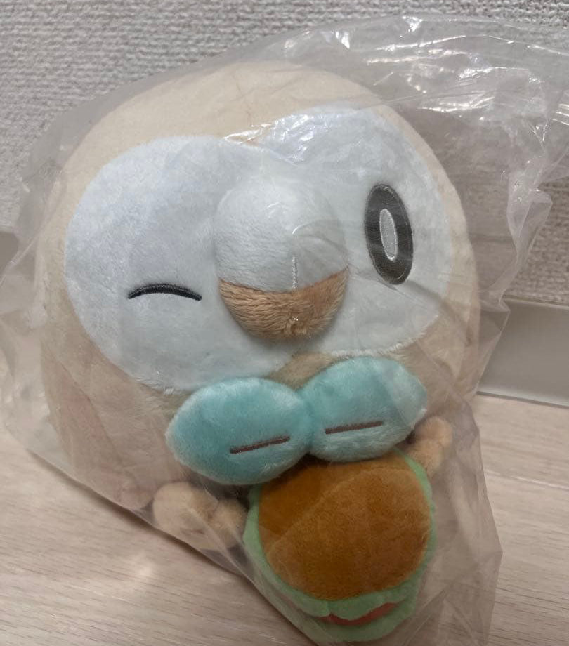 Ichiban Kuji Pokemon Welcome To The Peace Diner Rowlet Plush for Sale