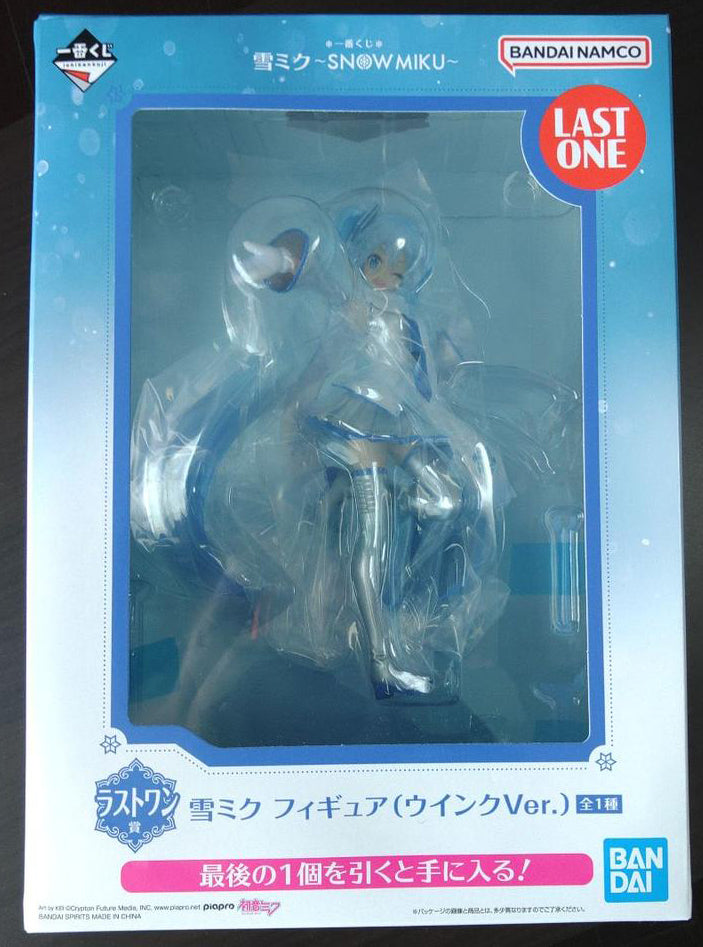 Ichiban Kuji Snow Miku Last One Prize Figure Wink Ver.