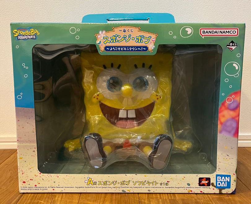Ichiban Kuji Spongebob Squarepants Welcome to Bikini Bottom Prize A 17.5cm SpongeBob Soft Vinyl Light Buy