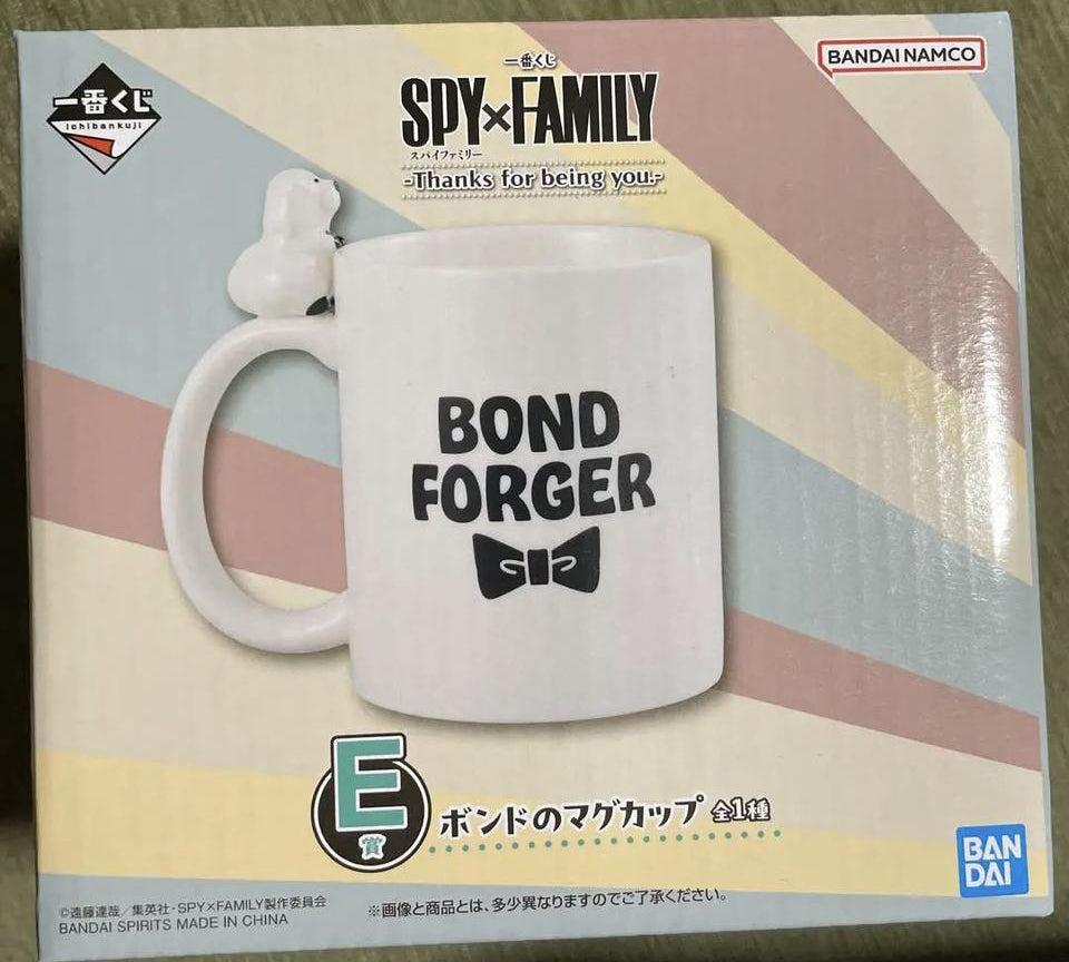Ichiban Kuji Spy X Family Thanks for Being You Prize E Bond Mug Cup Buy