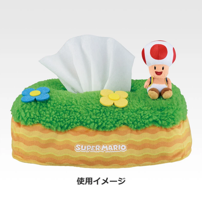 Ichiban Kuji Super Mario Always Together Mario and Friends Prize B Toad Tissue Case Buy
